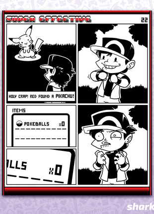 Super Effective Comic Print
