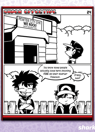 Super Effective Comic Print