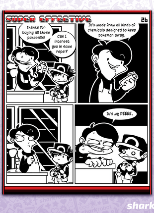 Super Effective Comic Print