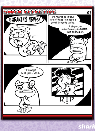 Super Effective Comic Print