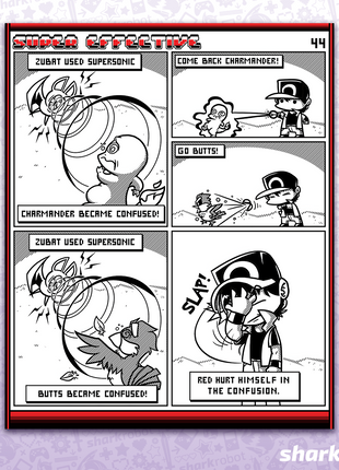 Super Effective Comic Print