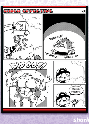 Super Effective Comic Print