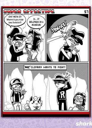 Super Effective Comic Print