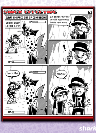 Super Effective Comic Print