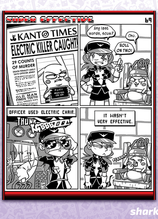Super Effective Comic Print