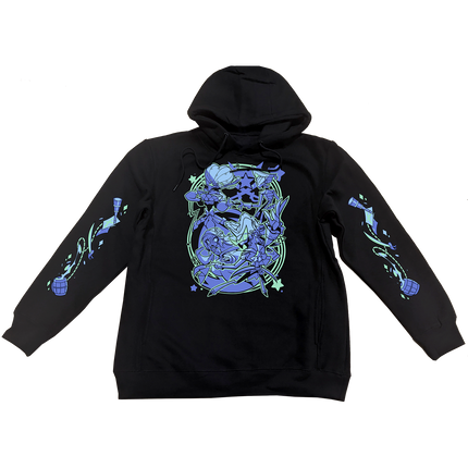 Pullover Hoodie - Vassago's Ship w/Printed Sleeves *PRE-ORDER*
