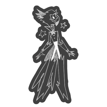 Sketchy Vassago Car Decal *2ND WAVE PRE-ORDER*