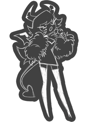 Sketchy Verosika Car Decal *2ND WAVE PRE-ORDER*