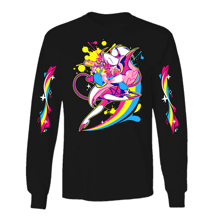 Long Sleeve Shirt - Verosika - Pride  w/Printed Sleeves *LIMITED STOCK*