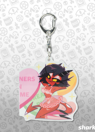 Moxxie x Millie - Valentines 2025 Couple Magnet Acrylic Keychain
