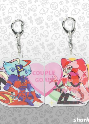 Ozzie x Fizz - Valentines 2025 Couple Magnet Acrylic Keychain *LIMITED STOCK*