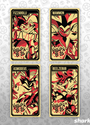 Helluva Boss Collectible Metal Cards - Series 1 - Wave 3 GOLD