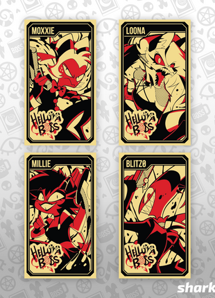 Helluva Boss Collectible Metal Cards - Series 1 - Wave 1 GOLD