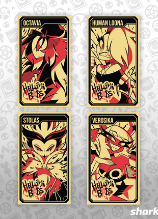 Helluva Boss Collectible Metal Cards - Series 1 - Wave 2 GOLD