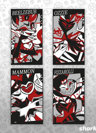 Helluva Boss Collectible Metal Cards - Series 2 - Wave 3 SILVER