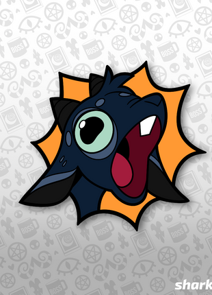 Chupacabras Goat Enamel Pin