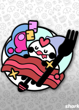 Bed and Breakfast Fizz Enamel Pin  *LIMITED STOCK*