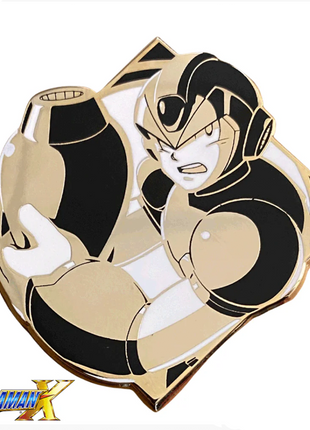 ZMS 10th Anniversary: X (In Base Armor) - Mega Man X Pin