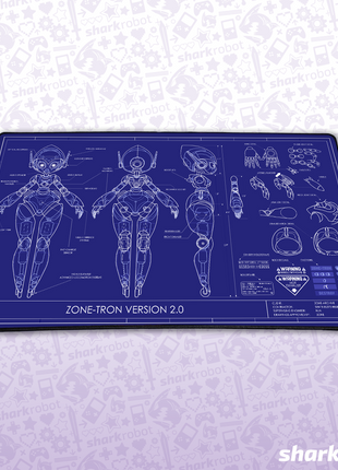 Zone-tron Blueprint Playmat