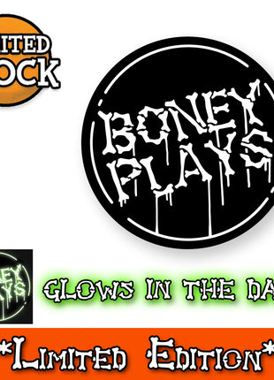 Boney Plays Emblem - Glow in the Dark Enamel Pin *SALE*