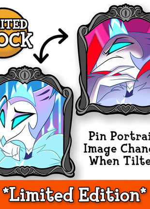 Andrealphlus Changing Portrait - Lenticular Pin *LAST CHANCE*