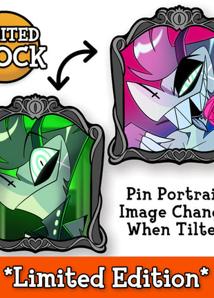 Chaz Changing Portrait - Lenticular Pin *LAST CHANCE*