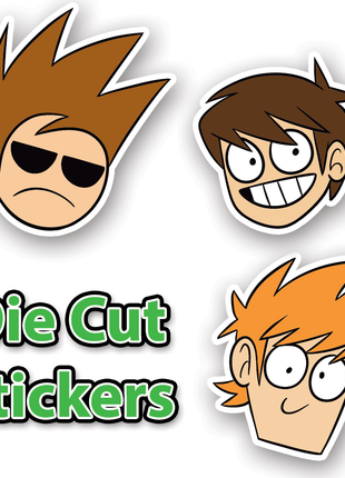 Eddsworld Heads Sticker Set