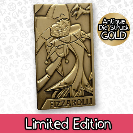 Fizzarolli Gold Plated Metal Collectible Card