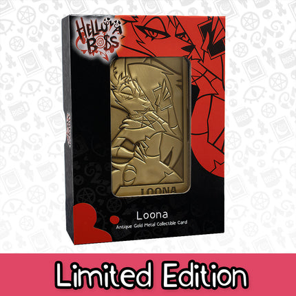 Loona Gold Plated Metal Collectible Card