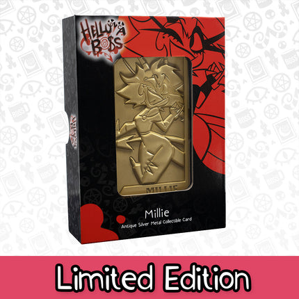 Millie Gold Plated Metal Collectible Card