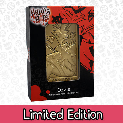 Ozzie Gold Plated Metal Collectible Card