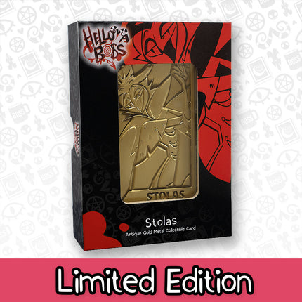 Stolas Gold Plated Metal Collectible Card