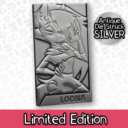 Loona Silver Plated Metal Collectible Card