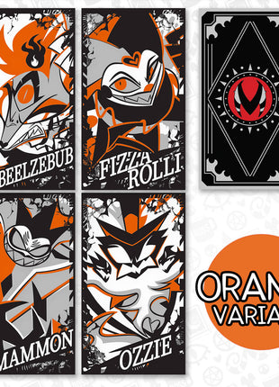 Metal Card Set Demon Series Wave 2 Orange Variant