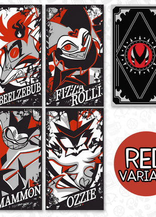 Metal Card Set Demon Series Wave 2 Red Variant