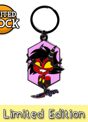 Millie Enamel Keychain With Charm *LAST CHANCE*