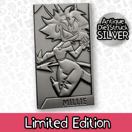 Millie Silver Plated Metal Collectible Card