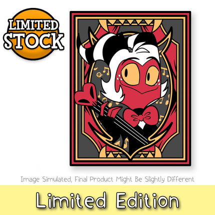 Poster Portrait - Moxxie - Oversized Enamel Pin *LAST CHANCE*