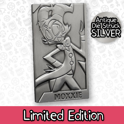 Moxxie Silver Plated Metal Collectible Card