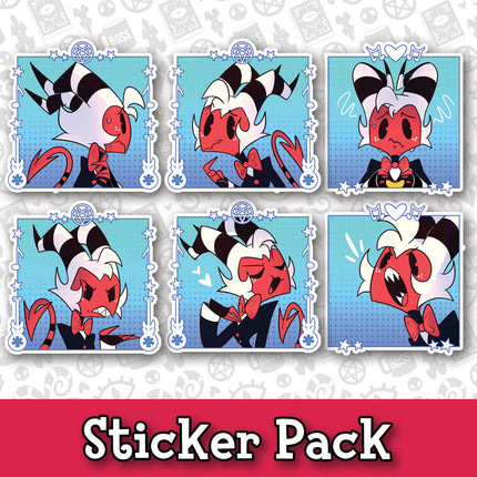 Moxxie Emoji Sticker Set *LAST CHANCE*