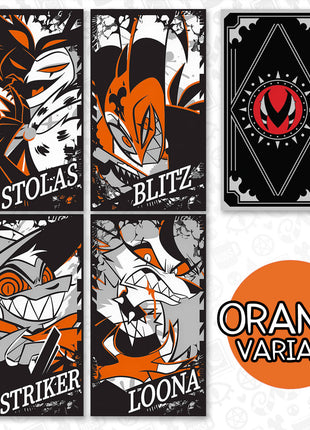 Metal Card Set Demon Series Wave 1 Orange Variant