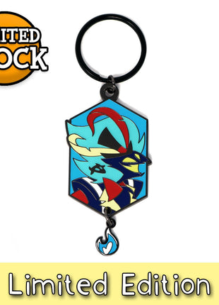 Ozzie Enamel Keychain With Charm *LAST CHANCE*