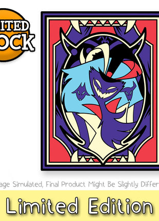 Poster Portrait - Ozzie - Oversized Enamel Pin *LAST CHANCE*