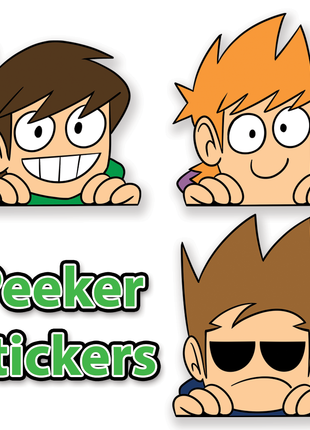 Eddsworld Peek Sticker Set