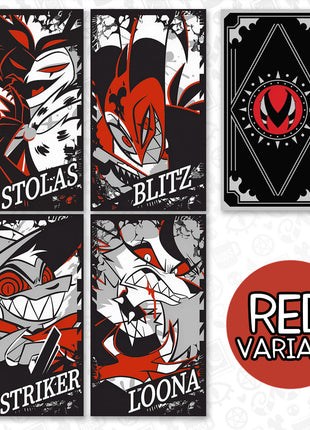 Metal Card Set Demon Series Wave 1 Red Variant