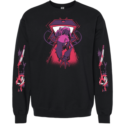 Crewneck Sweatshirt - Octavia Halloween Slasher w/Printed Sleeves *PRE-ORDER*