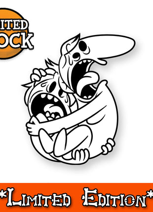 Chris and Zach Get Spooked - Enamel Pin *SALE*