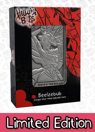 Beelzebub Silver Plated Metal Collectible Card