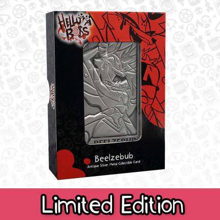 Beelzebub Silver Plated Metal Collectible Card