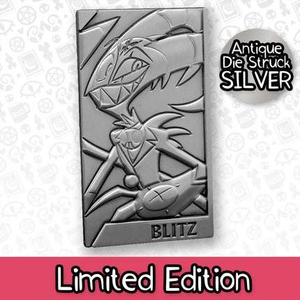Blitz Silver Plated Metal Collectible Card